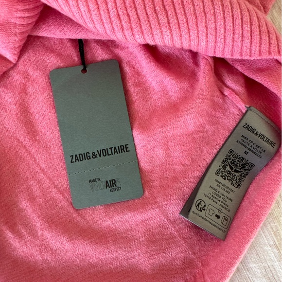 Zadig & Voltaire Pink 100% Cashmere Sweater - Picture 4 of 5
